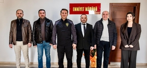 Başkan Dilek ve yönetiminden İl Emniyet Müdürü Çağlar'a ziyaret