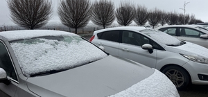 Iğdır'da yüksek kesimler karla yeniden beyaza büründü