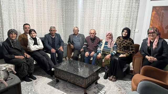 Bahadırlar'da duygu dolu ziyaret