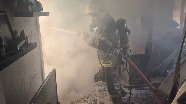 Fethiye'de ev yangını