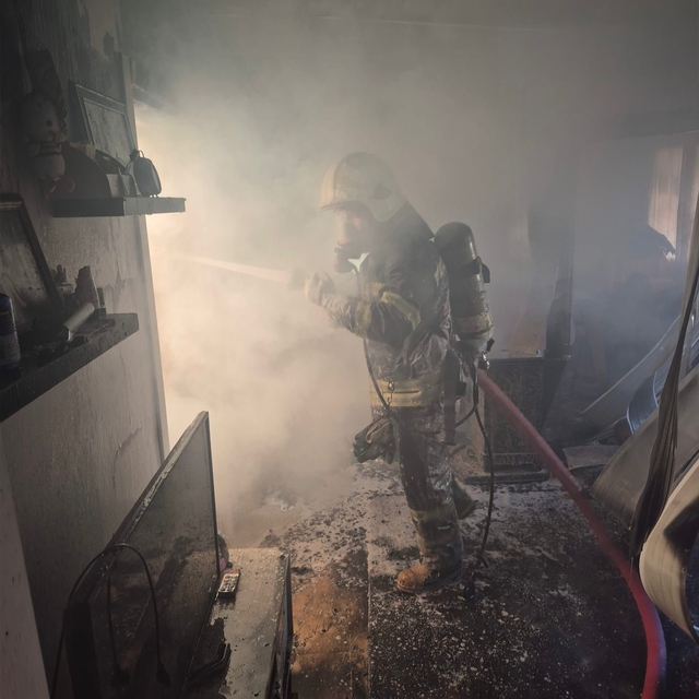 Fethiye'de ev yangını