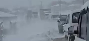 Elbistan-Darende kara yolu ulaşıma kapandı