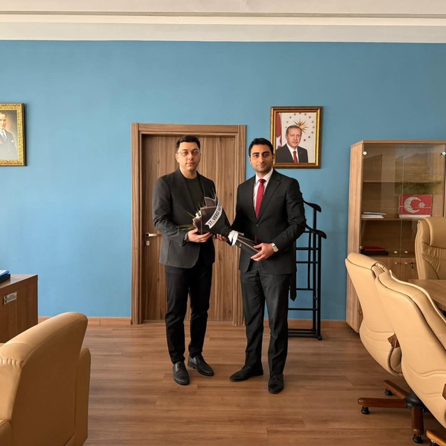 Almus Vergi Dairesinden Kaymakam Çömen'e ziyaret