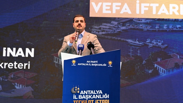 AK Parti Genel Sekreteri İnan, vefa iftarı programında konuştu:
