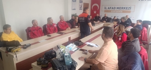 Sivil toplum kuruluşlarına 'Tehlikeli Maddelere Müdahale' eğitimi verildi