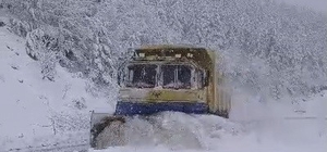 Sinop'u kar vurdu: 42 köy yolu kapalı