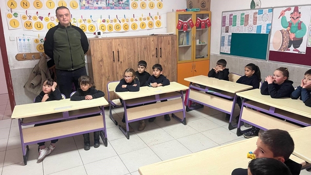 Pazarlar ilçesinde minik öğrencilere "Yeşil Vatan" eğitimi