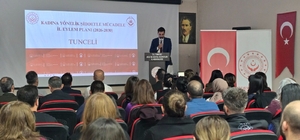 Tunceli’de kadına yönelik şiddetle mücadelede yerel yol haritası belirlendi