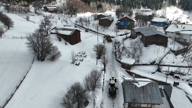 Artvin Orman Bölge Müdürlüğü'nden karla mücadeleye destek