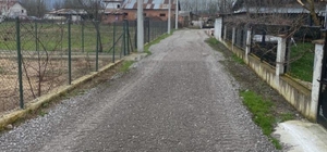 Düzce'de köy yollarında iyileştirmeler sürüyor