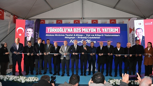 Büyükşehir'in Türkoğlu'ndaki 825 milyonluk dev yatırımlarının açılışı gerçekleştirildi
