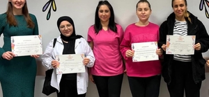 Babaeski'de şubat ayı gebe okulu eğitimleri tamamlandı