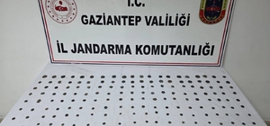 Gaziantep'te 195 adet sikke ele geçirildi: 1 gözaltı