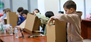 Çocuklar bir günlüğüne mimar oldu