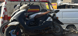 Plakasız motosikletin ehliyetsiz sürücüsüne 82 bin 500 lira ceza
