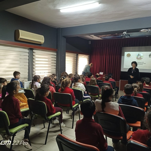 Antandros Derneği'nden minik öğrencilere kültürel miras sunumu