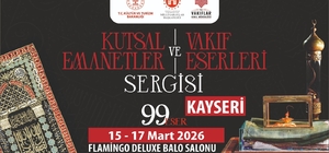 Kutsal emanetler Kadir Gecesi Kayseri'de