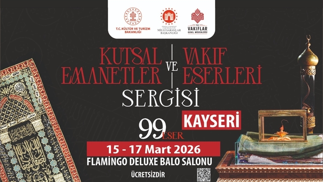Kutsal emanetler Kadir Gecesi Kayseri'de