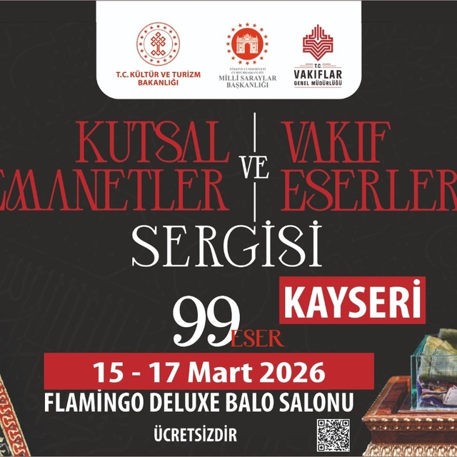 Kutsal emanetler Kadir Gecesi Kayseri'de