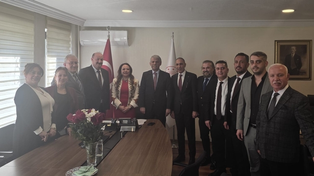 SATKOF ve USTKON heyetinden Kültür ve Turizm Bakan Yardımcısı Alpaslan'a ziyaret