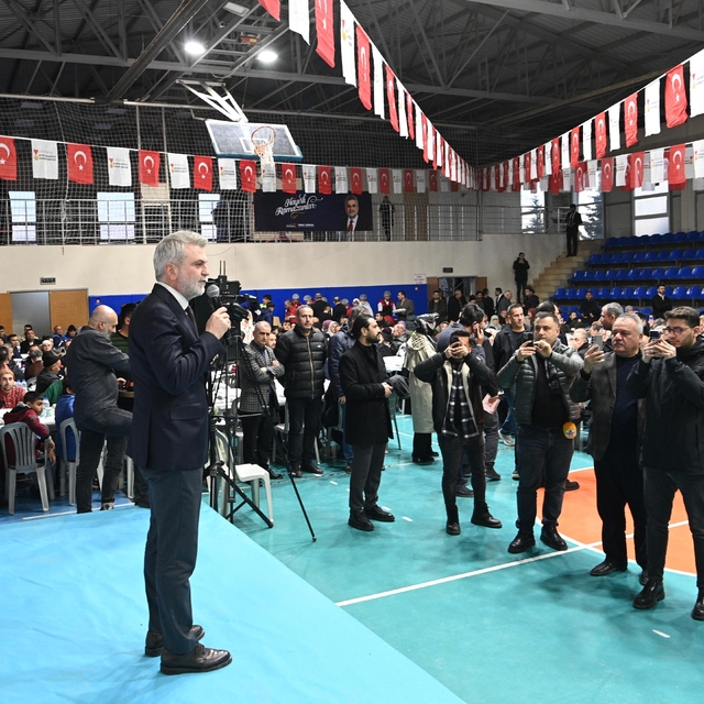 Büyükşehir'in gönül sofrası Türkoğlu'nda kuruldu