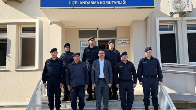 Kaymakam Ateş, İlçe Jandarma personeliyle buluştu