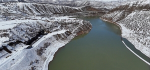 Bingöl'de kar sonrası güzel manzaralar ortaya çıktı