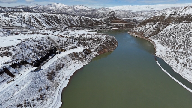 Bingöl'de kar sonrası güzel manzaralar ortaya çıktı