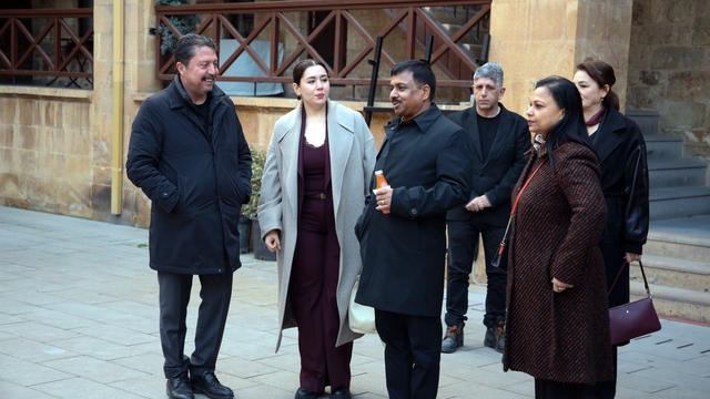 Beypazarı Belediye Başkanı Kasap, Hindistan'ın Ankara Büyükelçisi Pardeshi'yi ağırladı