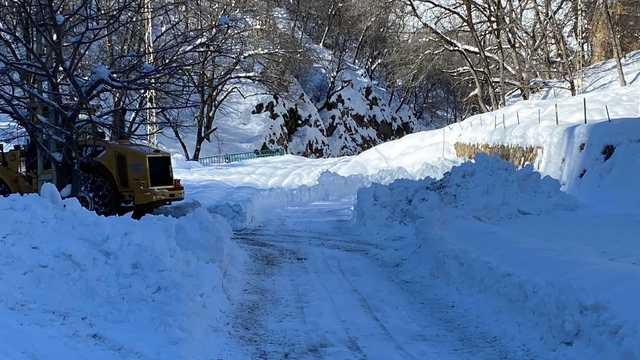 Batman'da karla mücadele çalışmaları sürüyor