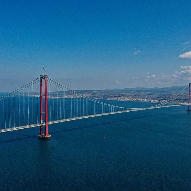 Jandarmadan 1915 Çanakkale Köprüsünde dronlu trafik denetimi