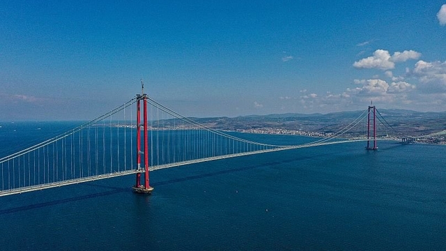 Jandarmadan 1915 Çanakkale Köprüsünde dronlu trafik denetimi