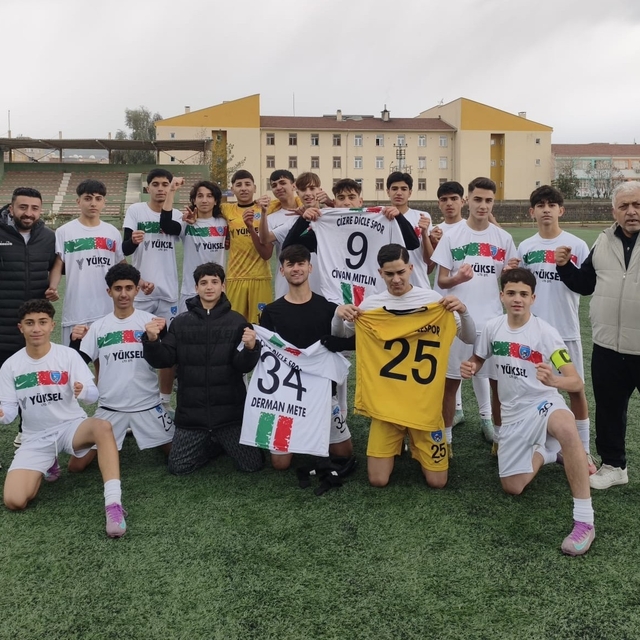 Cizre Dicle Spor U16 Liginde namağlup şampiyon oldu
