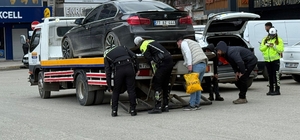 Iğdır'da trafik ekiplerinden denetim