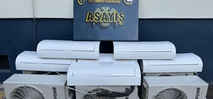 Hatay'da konteyner kentten çaldıkları klimaları satan 2 zanlı tutuklandı