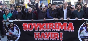 Batman'da İsrail ve ABD protesto edildi