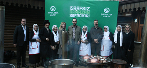 Sıfır Atık Vakfı'nın "İsrafsız Ramazan Sofraları" projesinin ilk durağı Bursa oldu