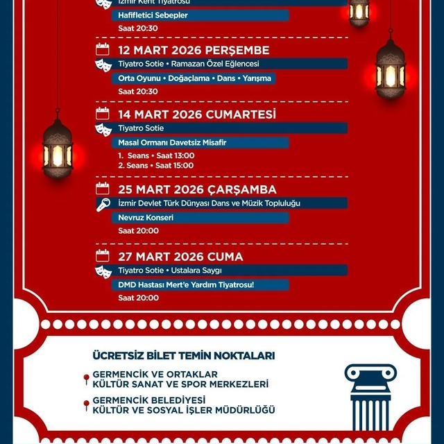 Germencik'te Mart Ayı kültür ve sanatla geçecek