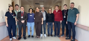 ÇOMÜ Hastanesinde kalbinde delik olan iki hastaya ameliyatsız tedavi uygulandı