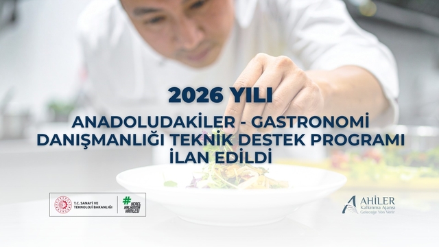 Ahiler Kalkınma Ajansı'ndan gastronomi sektörüne 6 milyon TL'lik destek programı