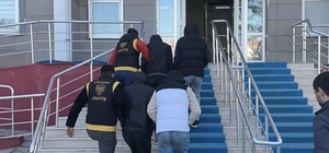 Hırsızlık şüphelisi 4 şahıs tutuklandı