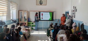 Kars'ta öğrencilere gıda güvenilirliği ve israfla mücadele eğitimi