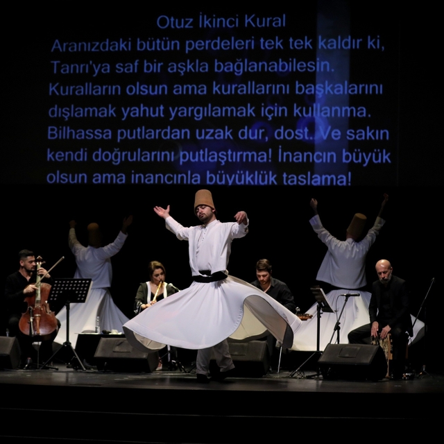 'Şems'in 40 Kuralı' Bursa'da ney tınısıyla hayat buldu