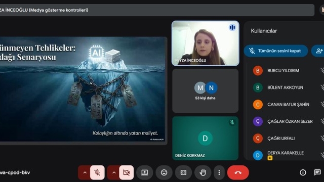 MTÜ'de yapay zeka etkinliği