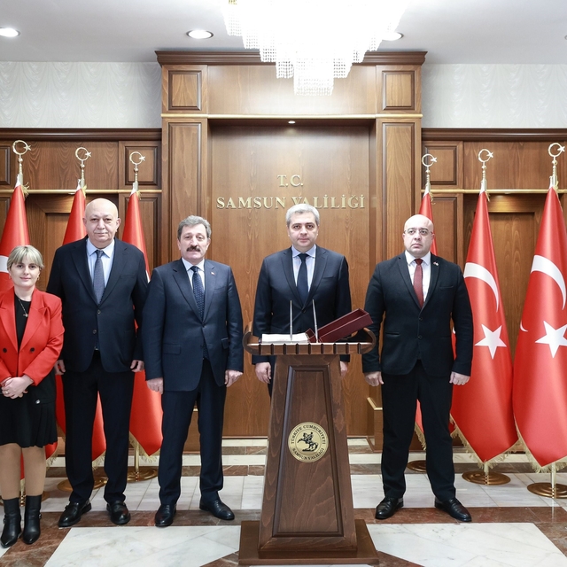 Gürcistan heyeti Samsun'da: Dostluk bağları pekişti