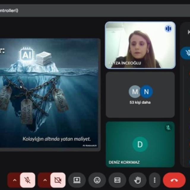 MTÜ'de yapay zeka etkinliği