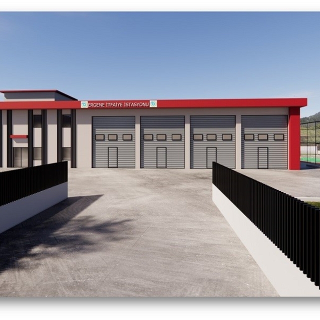 Ergene'ye 8 araç kapasiteli itfaiye istasyonu