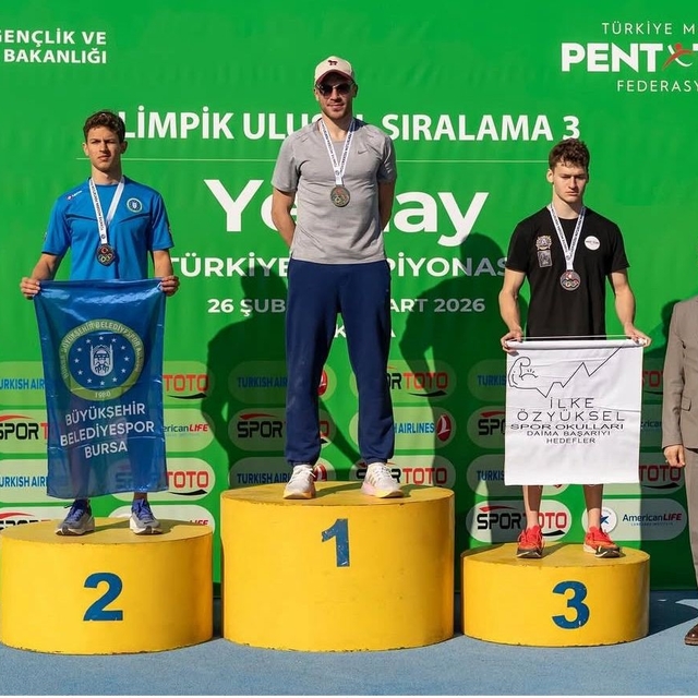 Bursalı sporcu Türkiye ikincisi oldu