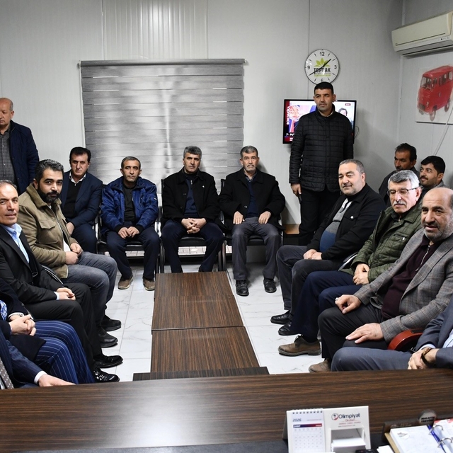 Milletvekili Tüfenkci'den Minibüsçüler Odası'na ziyaret