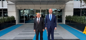 Başkan Büyükkılıç, DHMİ Genel Müdürü Çakmak’ı ziyaret etti